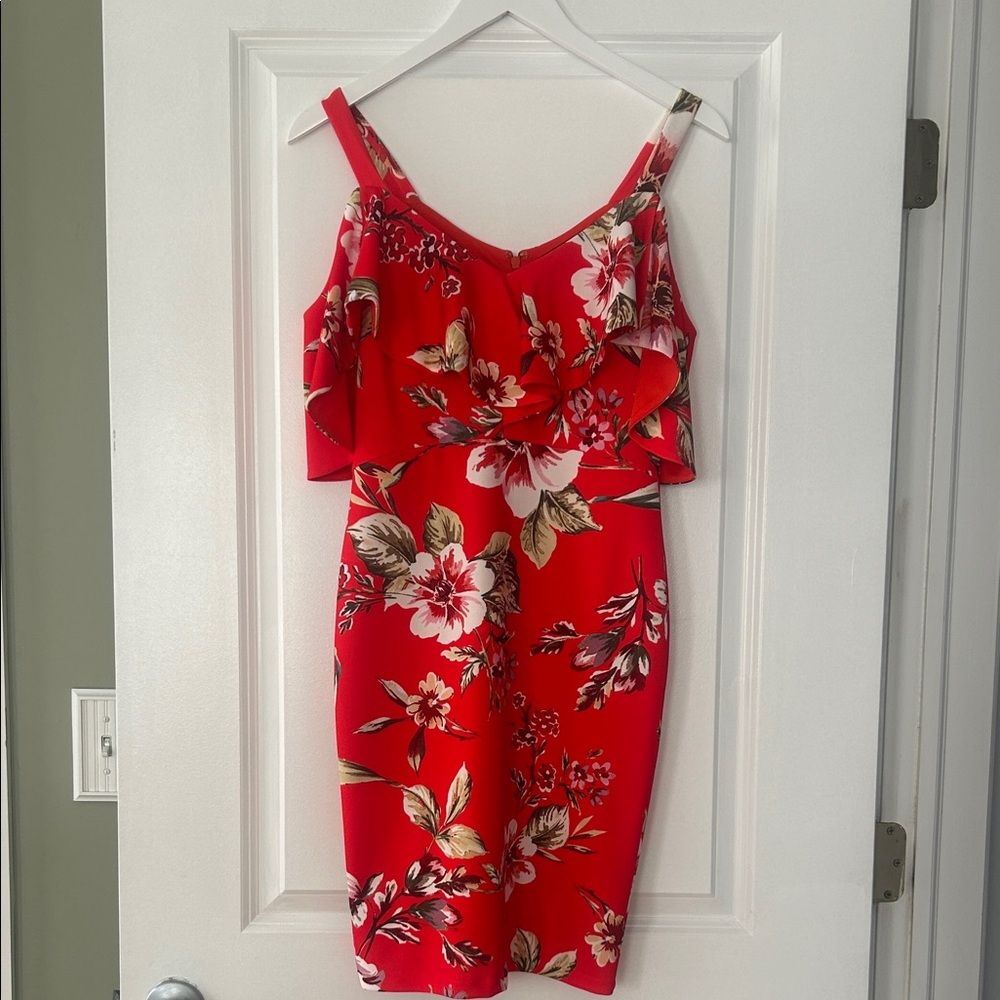 RACHEL Rachel Roy Red Floral Mini Dress